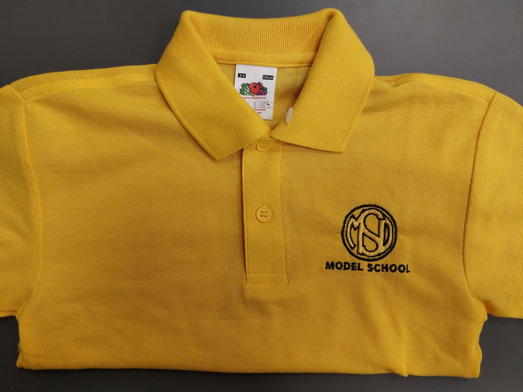 Model nursery polo with crest