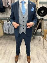 Load image into Gallery viewer, Calvin 2 Piece with Mark Sky Blue waistcoat
