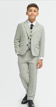 Load image into Gallery viewer, Boy&#39;s Camden Sage Green 3 Piece Suit
