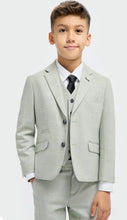 Load image into Gallery viewer, Boy&#39;s Camden Sage Green 3 Piece Suit
