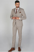 Load image into Gallery viewer, Holland Beige suit for hire
