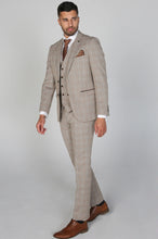 Load image into Gallery viewer, Holland Beige suit for hire
