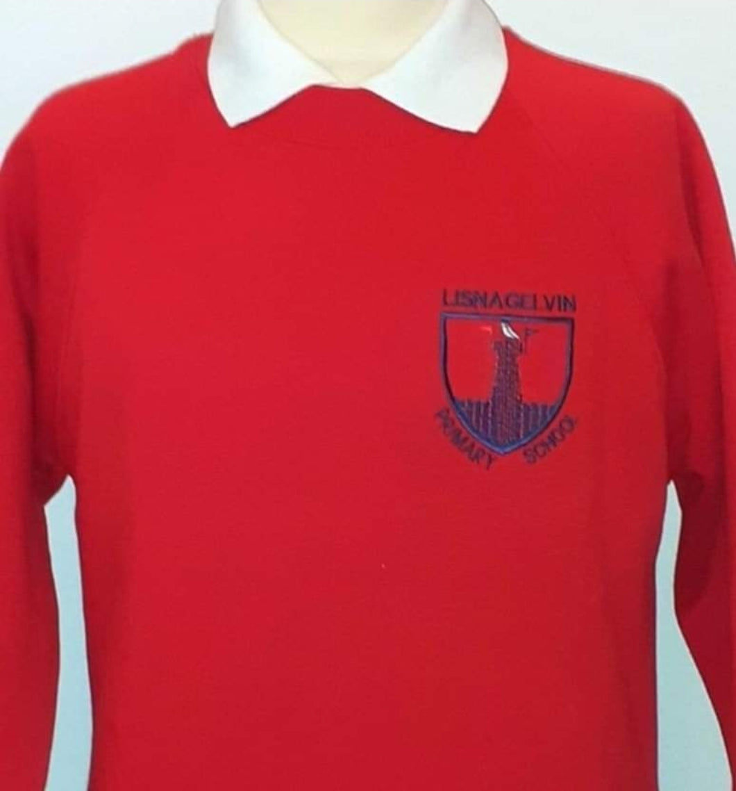 Lisnagelvin PS red sweatshirt