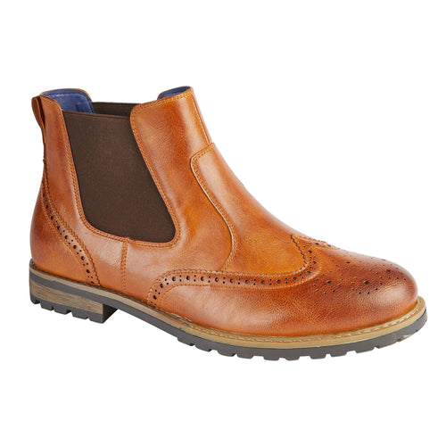 Brooklyn Tan Boot - MJ's Menswear Derry