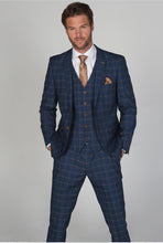 Load image into Gallery viewer, Hamley&#39;s Navy 3 Piece Suit - MJ&#39;s Menswear Derry
